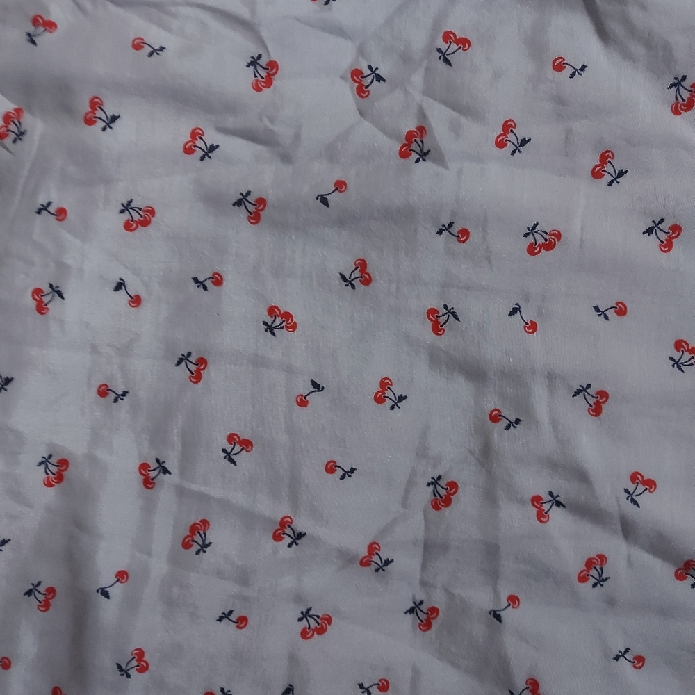 J. Crew tie-neck top in cherry print - Picture 9 of 9